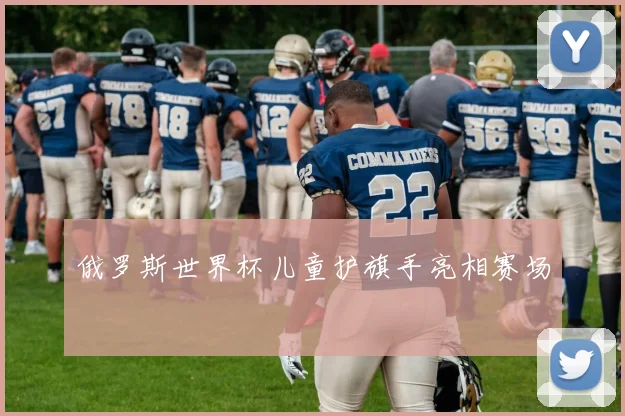 俄罗斯世界杯儿童护旗手亮相赛场