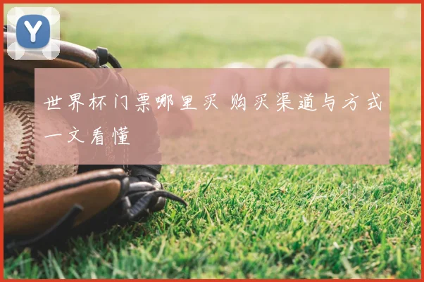 世界杯门票哪里买 购买渠道与方式一文看懂