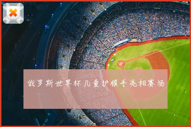 俄罗斯世界杯儿童护旗手亮相赛场